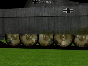 panzerkampswagen v panther 3D Model