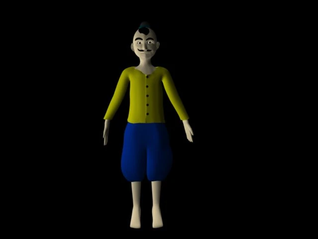 thaicartoon1 3D Модель .c4d .max .obj .3ds .fbx .stl .blend 