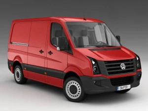 volkswagen crafter 2013 3D Model