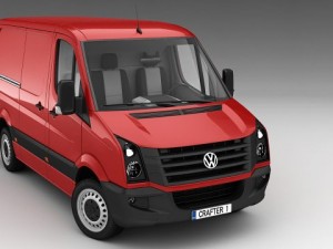 volkswagen crafter 2013 3D Model