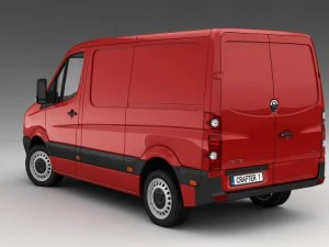 volkswagen crafter 2013 3D Model