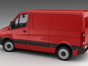 volkswagen crafter 2013 3D Model