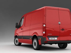 volkswagen crafter 2013 3D Model