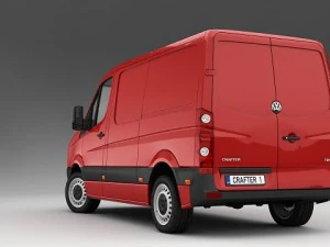 volkswagen crafter 2013 3D Model