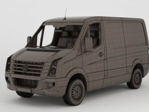 volkswagen crafter 2013 3D Model