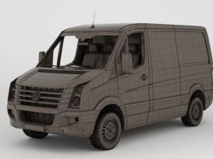 volkswagen crafter 2013 3D Model