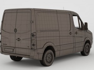 volkswagen crafter 2013 3D Model
