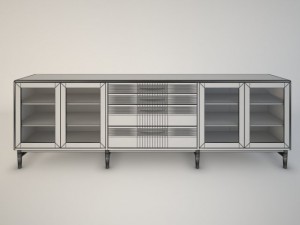 norrgavel modul med ben 3D Model
