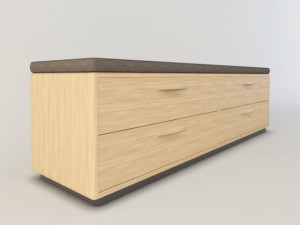 norrgavel modul med sockel 3D Model