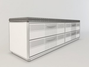 norrgavel modul med sockel 3D Model