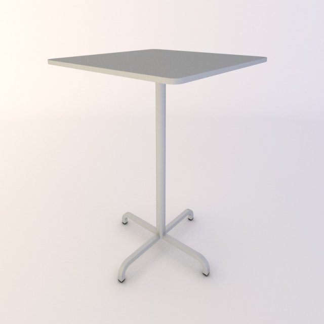 emeco 2006 quare bar table 3D Model .c4d .max .obj .3ds .fbx .stl .blend 
