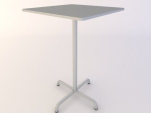 emeco 2006 quare bar table 3D Модель