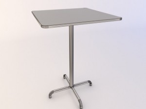 emeco 2006 quare bar table 3D Model