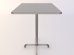 emeco 2006 quare bar table 3D Model