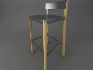 Emeco Lancaster Barhocker 3D Modell