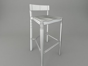 emeco lancasterbarstool Model 3D