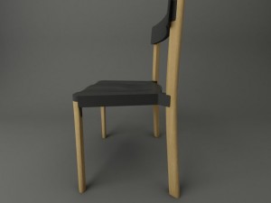 emeco lancaster chair 3D 모델