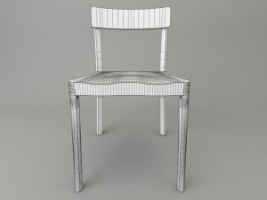 emeco lancaster chair 3D 모델
