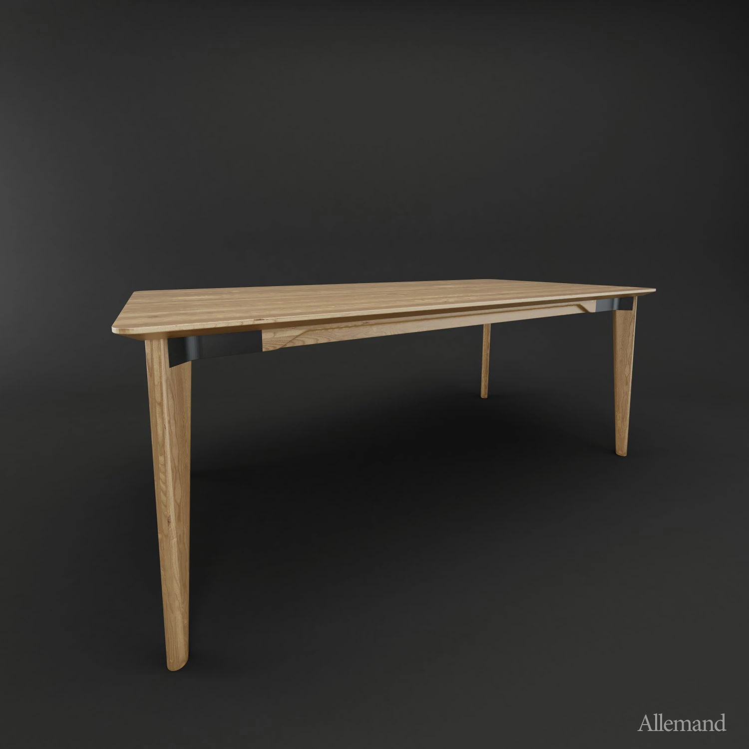 emeco lancaster dining table 3D Model .c4d .max .obj .3ds .fbx .stl .blend 