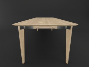 emeco lancaster dining table 3D Модель