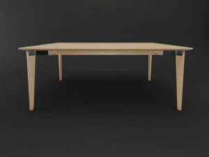 emeco lancaster dining table 3D Model