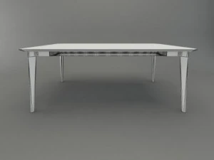 emeco lancaster dining table 3D Model