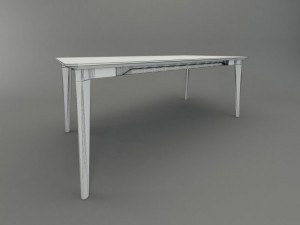emeco lancaster dining table 3D Модель