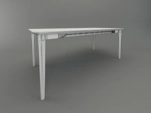 emeco lancaster dining table 3D Model