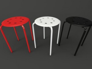 ikea marius 3D Модель