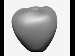 apple high resolution 3D-Modell