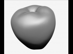 apple high resolution 3D-Modell