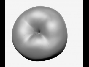 apple high resolution 3D-Modell