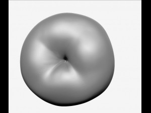 apple high resolution 3D-Modell