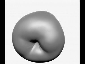 apple high resolution 3D-Modell