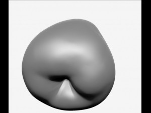 apple high resolution 3D-Modell
