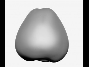 apple high resolution 3D-Modell