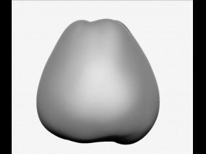 apple high resolution 3D-Modell