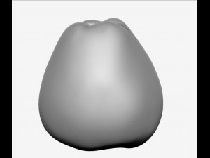 apple high resolution 3D-Modell
