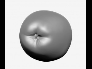 apple high resolution 3D-Modell