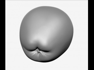 apple high resolution 3D-Modell