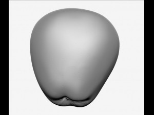 apple high resolution 3D-Modell
