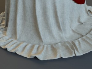 chair with a cape 3D Модель