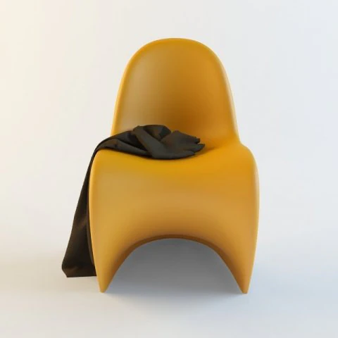 vitra panton 3D Model .c4d .max .obj .3ds .fbx .stl .blend 