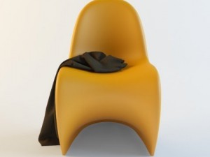 vitra panton Modello 3D