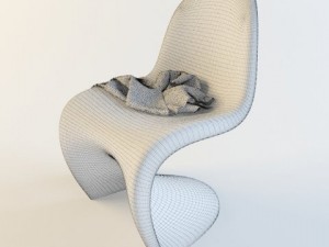 vitra panton 3D मॉडल