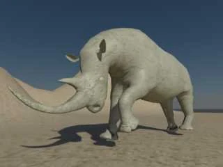 rhinoceros 3D Model .c4d .max .obj .3ds .fbx .stl .blend 