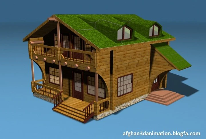 rumah Model 3D .c4d .max .obj .3ds .fbx .stl .blend