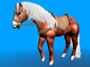 horse Modello 3D