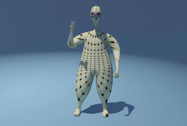 alian Model 3D .c4d .max .obj .3ds .fbx .stl .blend