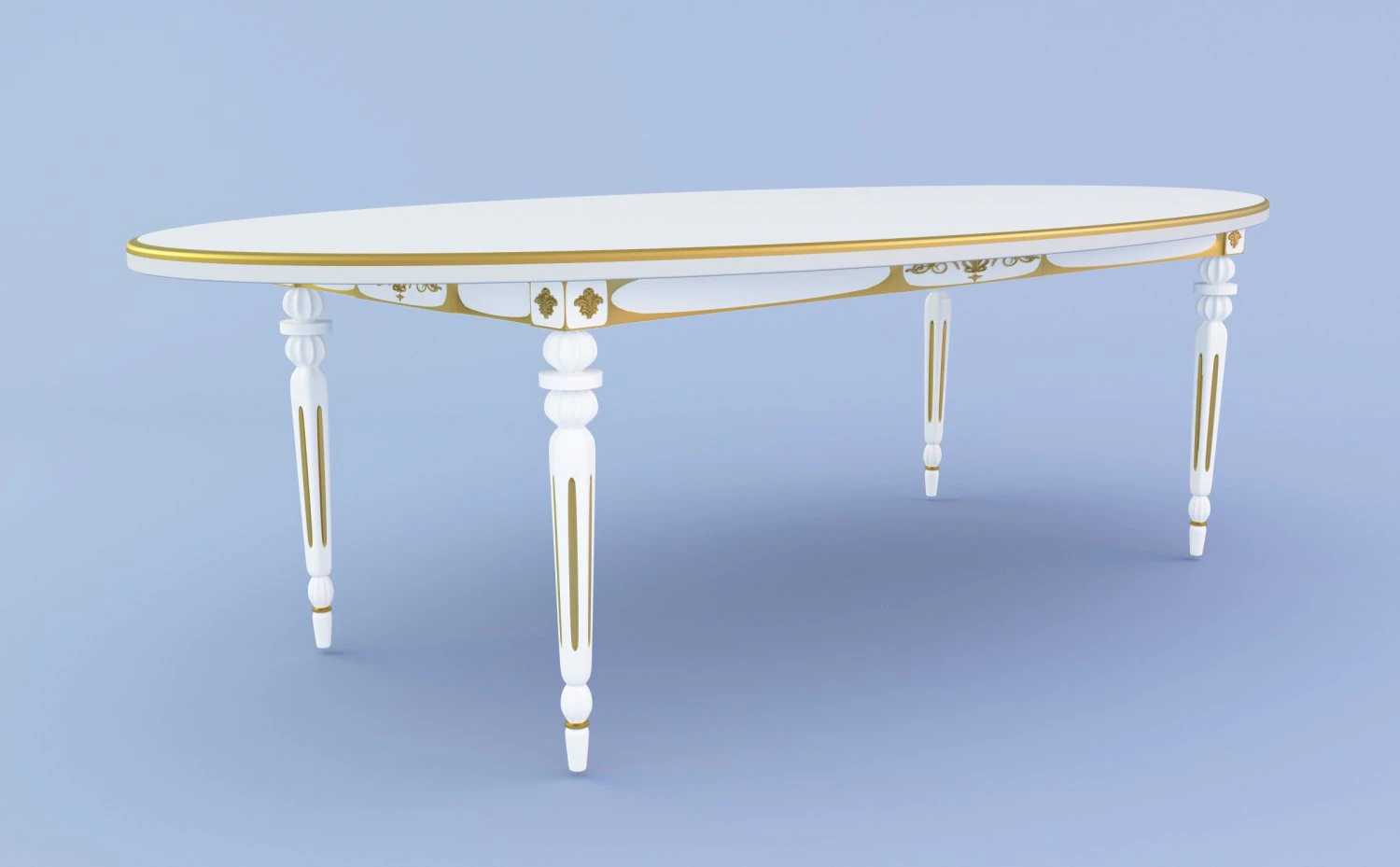 ventage table 3D Model .c4d .max .obj .3ds .fbx .stl .blend 